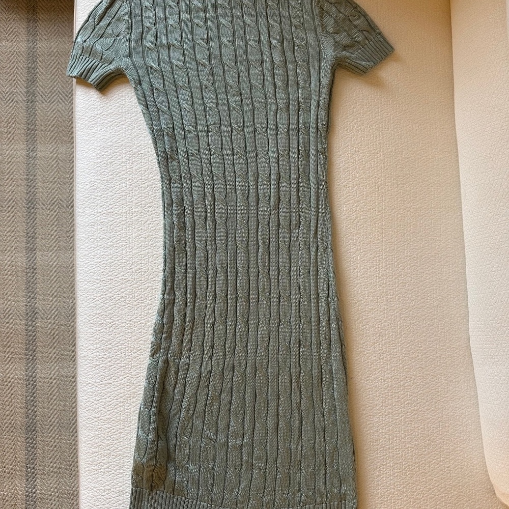 Ralph Lauren cable-knit short sleeve dress Small - Picture 7 of 8